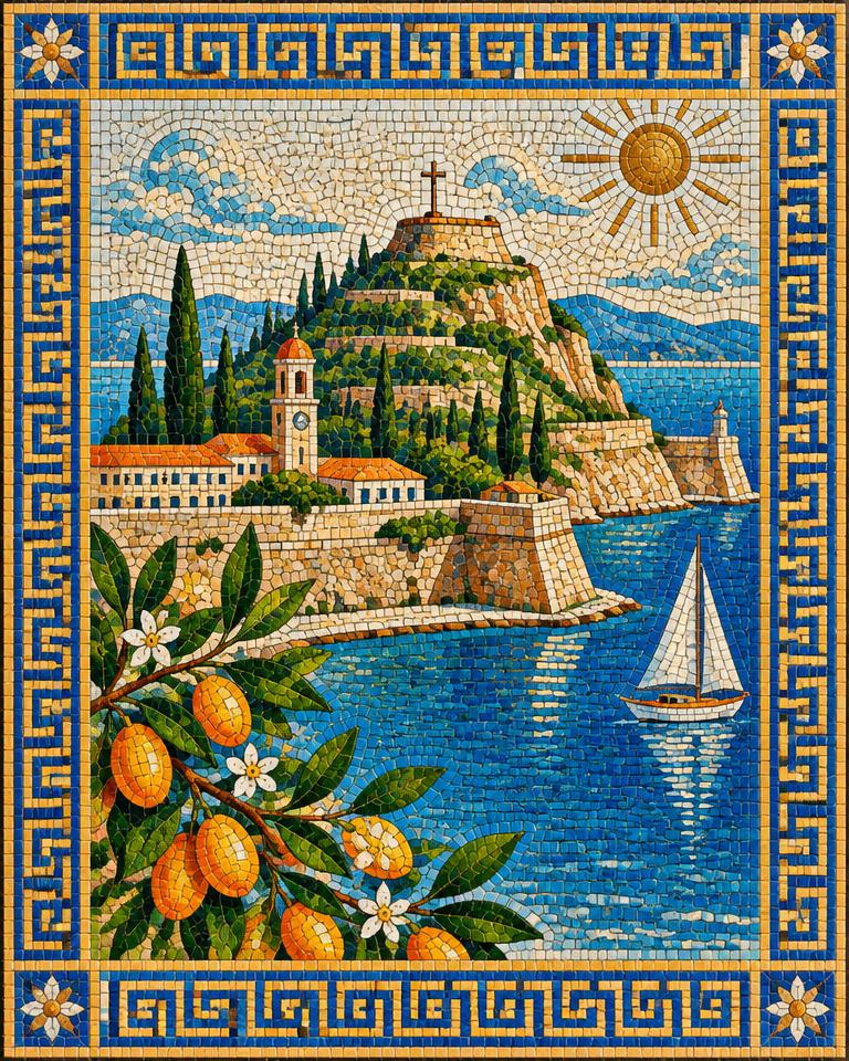Mosaic for Corfu