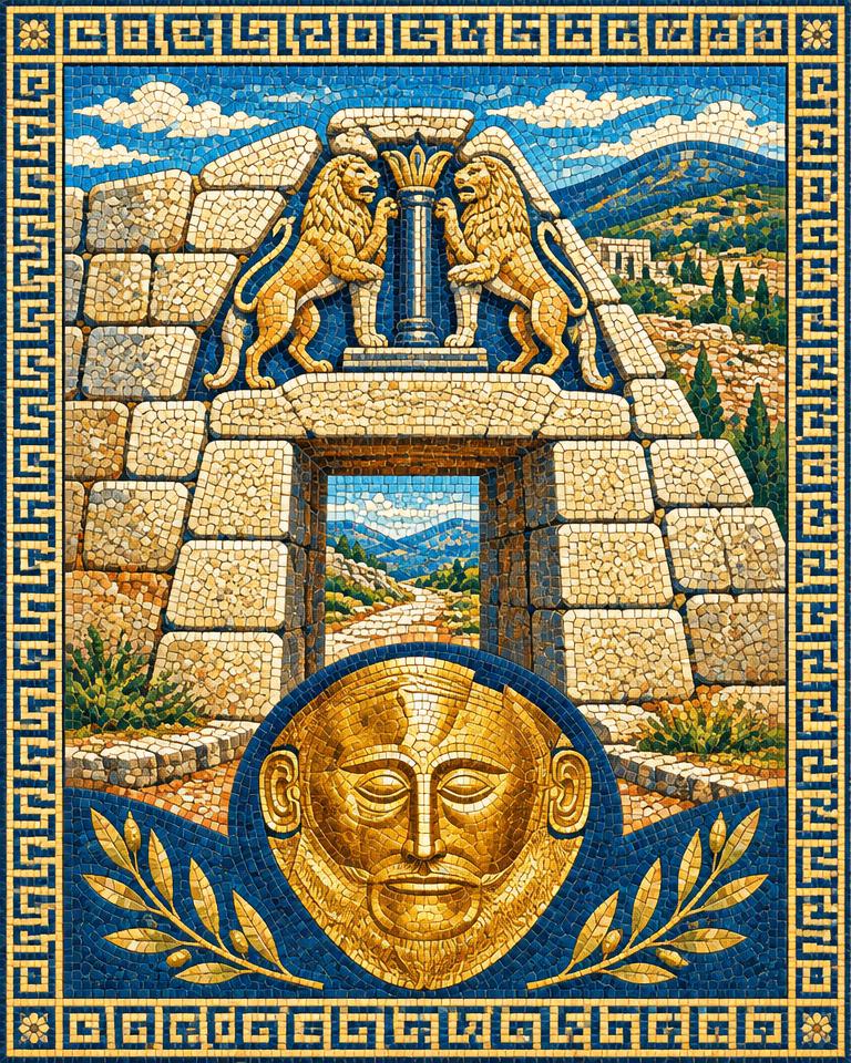 Mosaic for Mycenae